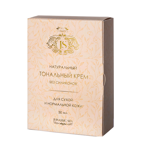 Тональный крем для нормальной и сухой кожи, светло-бежевый, Jurassic Spa