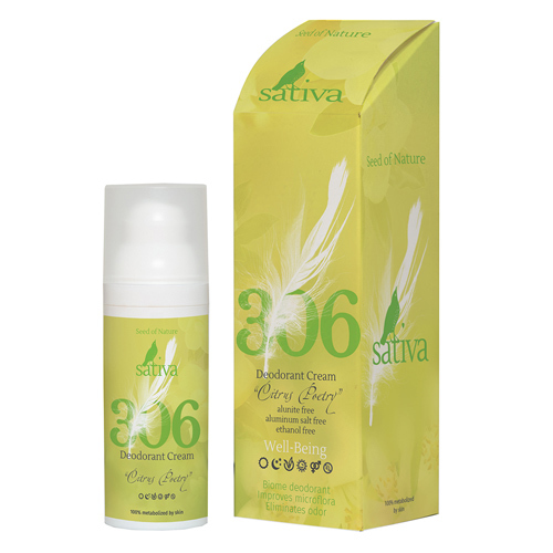 Крем-дезодорант Цитрусовые стихи №306, Sativa