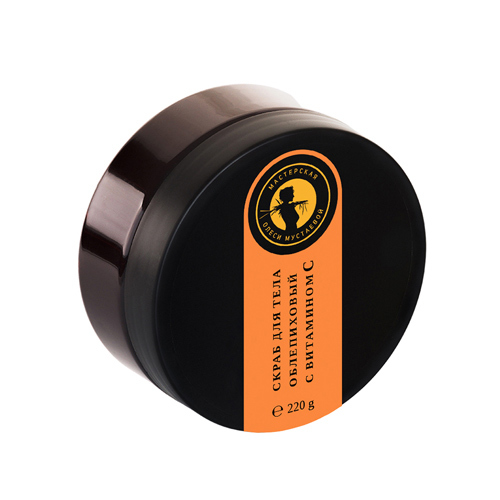 Скраб для тела Облепиховый, Мастерская Олеси Мустаевой