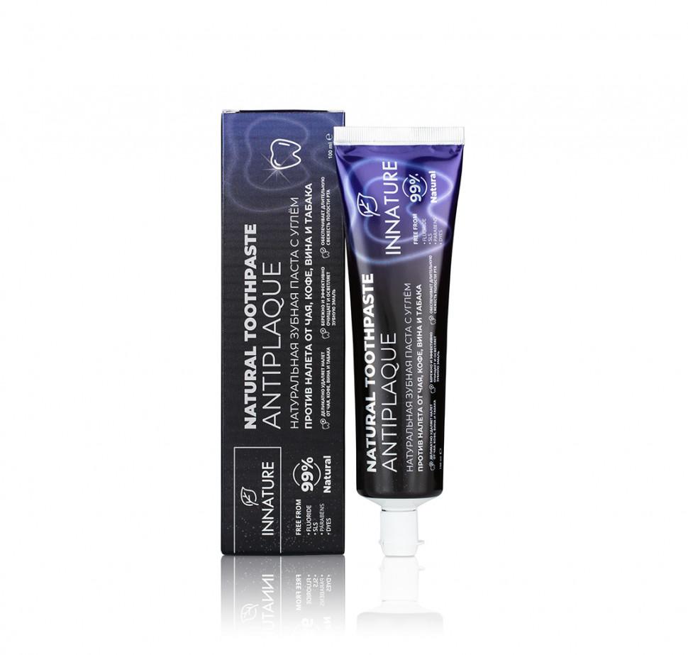 Зубная паста против налета от чая, кофе, вина и табака ANTIPLAQU, INNATURE