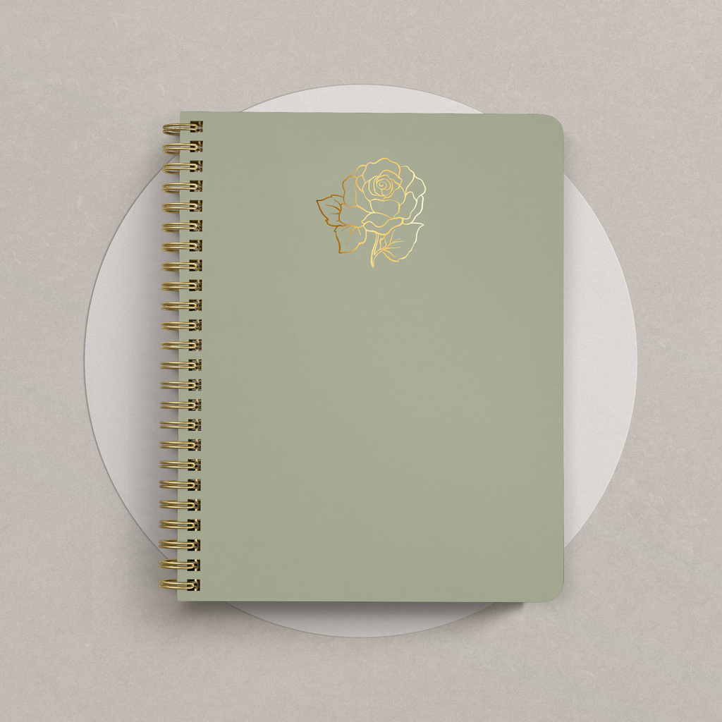 Блокнот в точку "Bullet Journal" зеленый