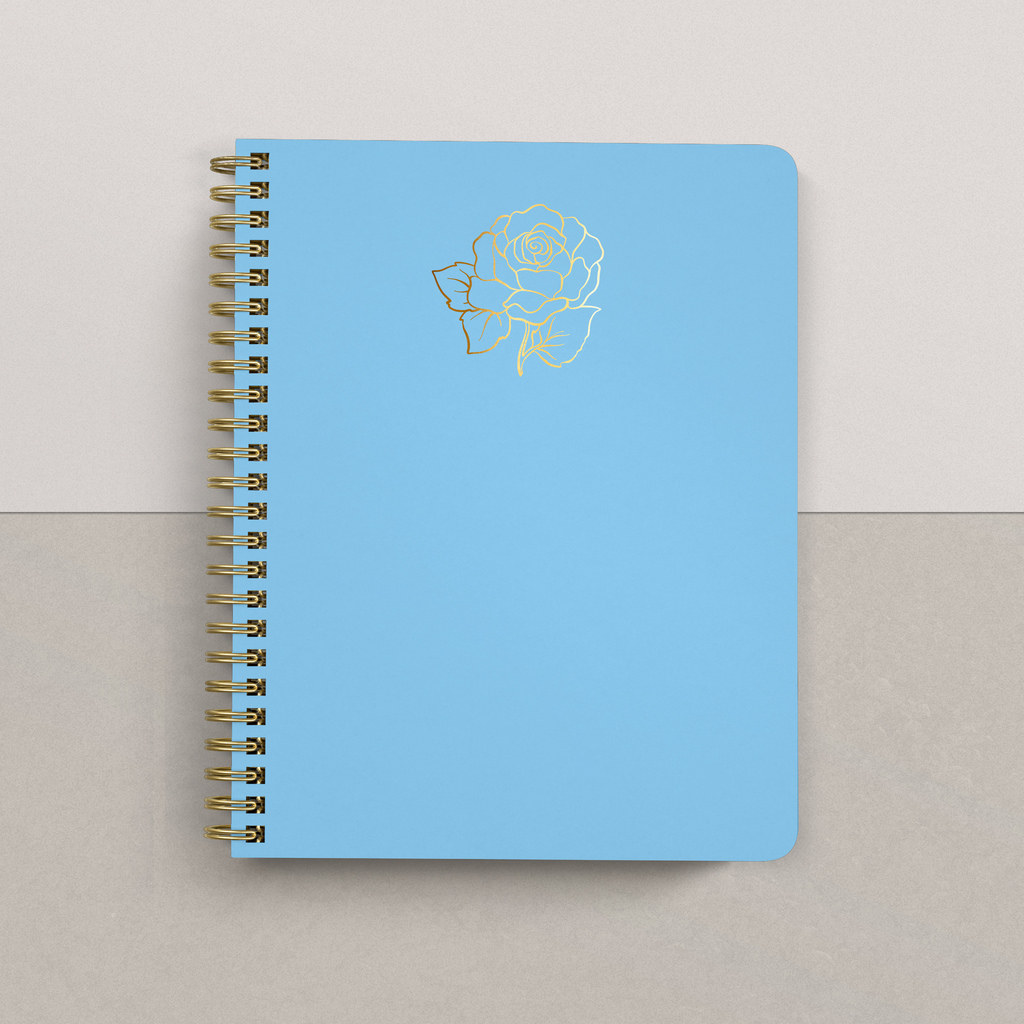 Блокнот в точку "Bullet Journal" голубой