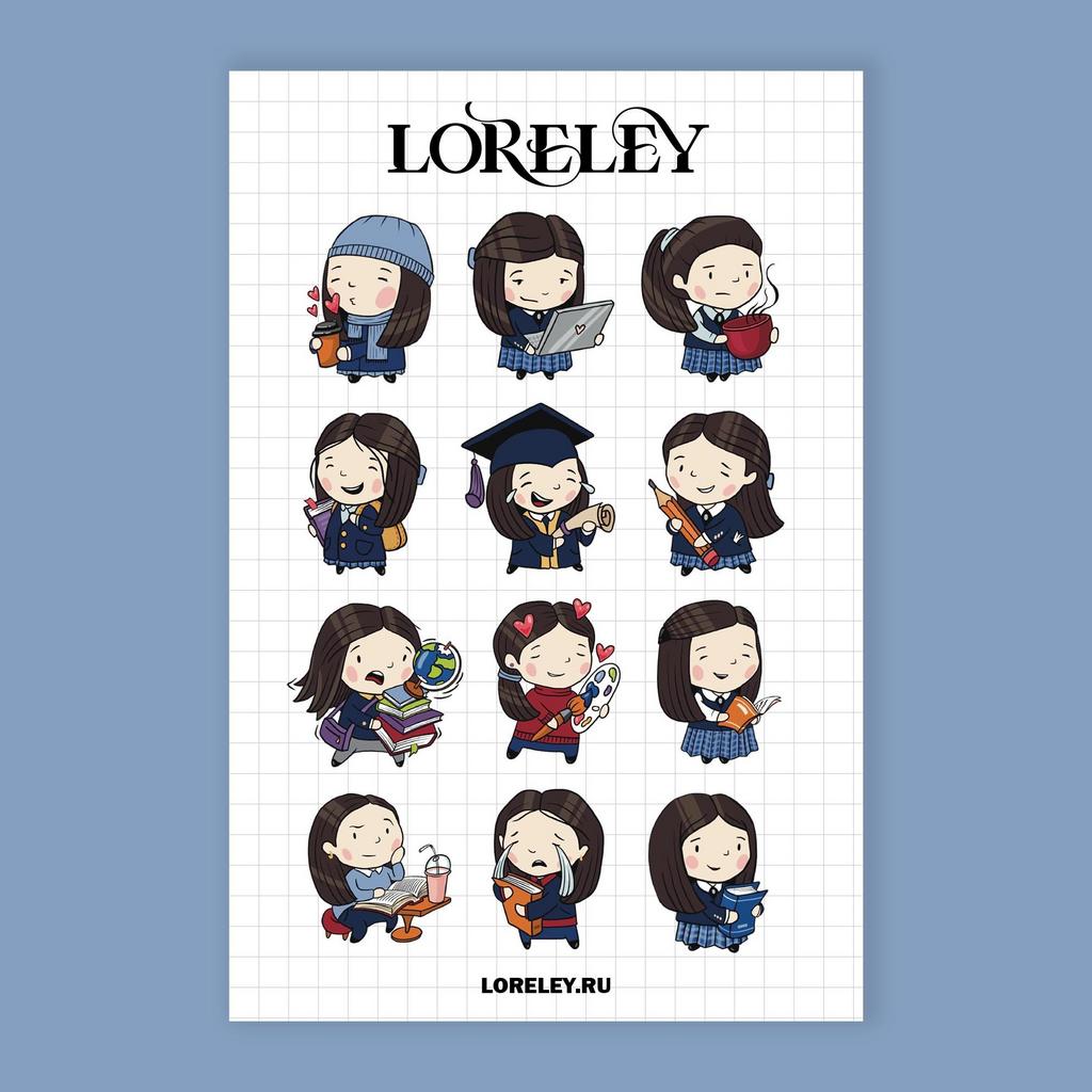 Стикерпак А6 LORELEY