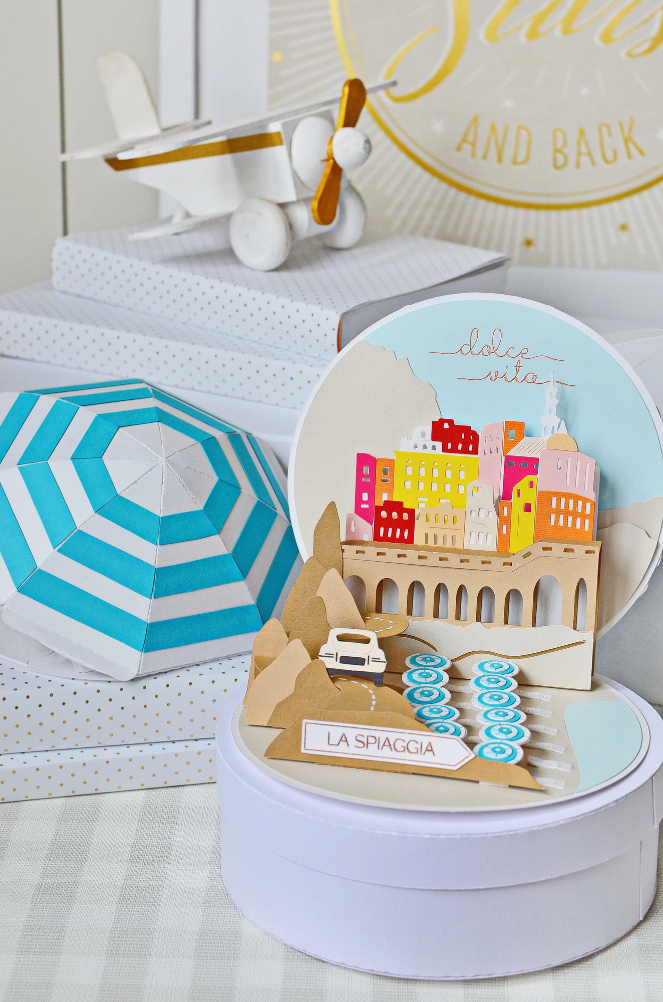 Открытка Зонтик