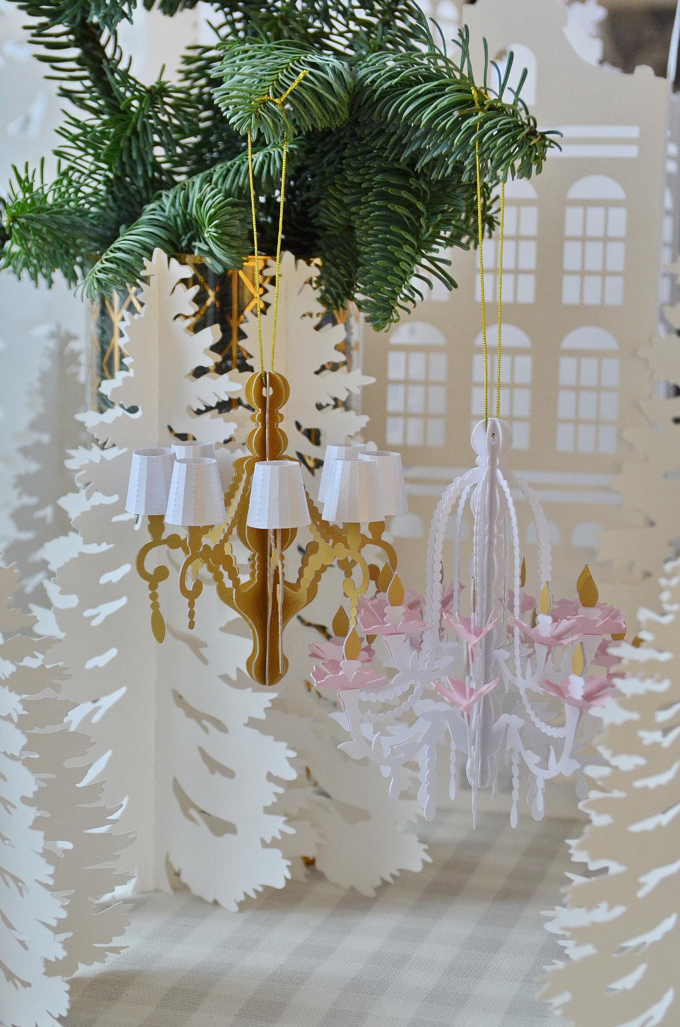 Елочные игрушки Люстры Классика