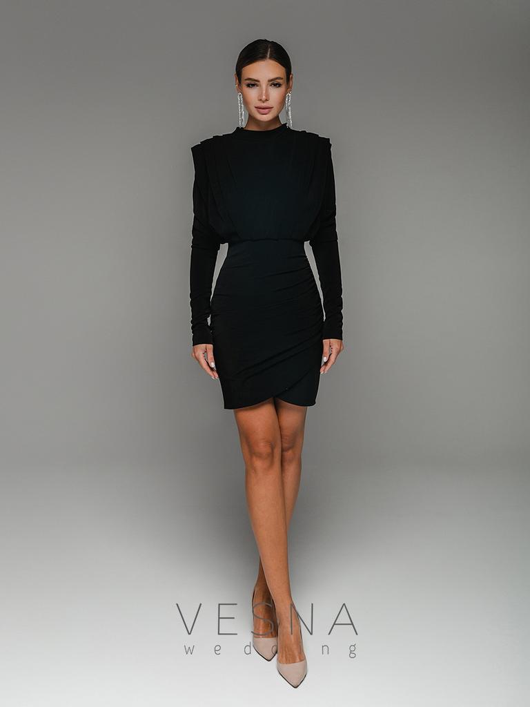 Evening dress Dzhina mini Black