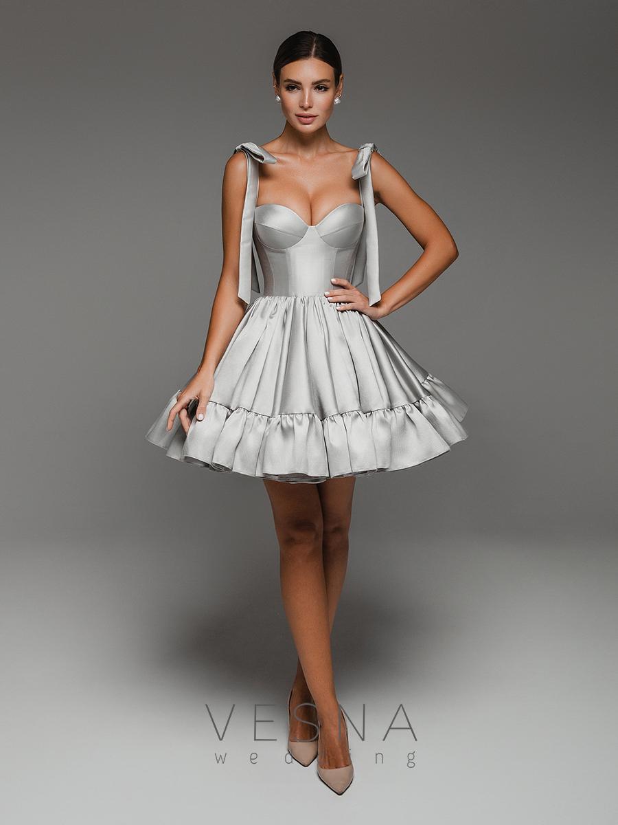 Evening dress Polini gray