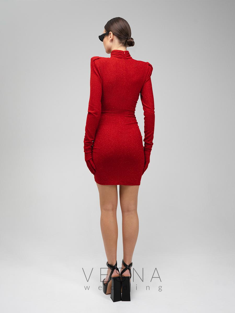 Evening dress Reychel mini Rouge