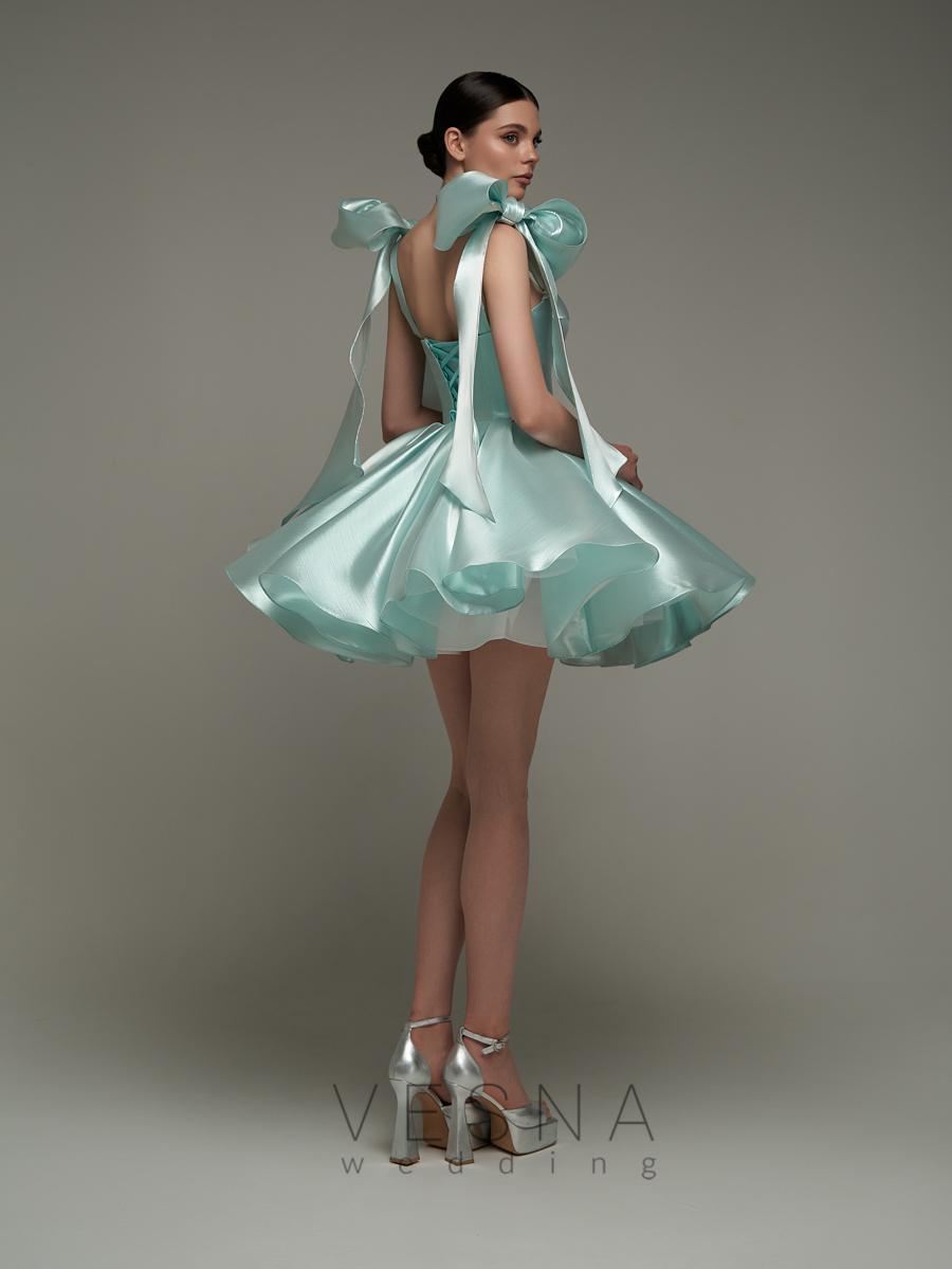 Evening dress Princess Blue Pearl