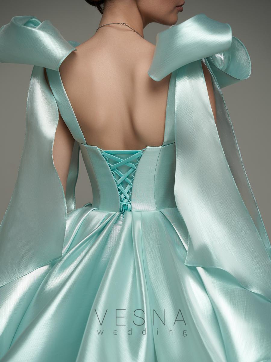 Evening dress Princess Blue Pearl