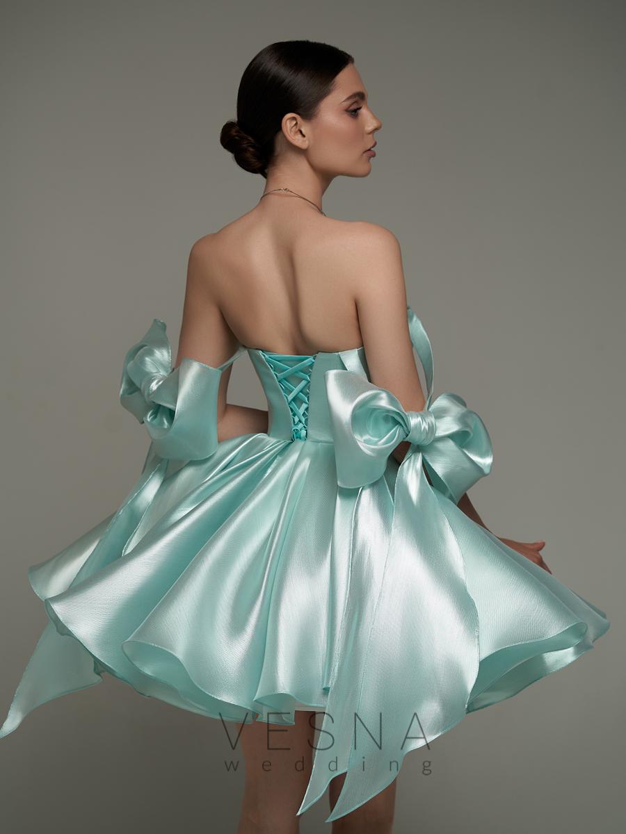 Evening dress Princess Blue Pearl