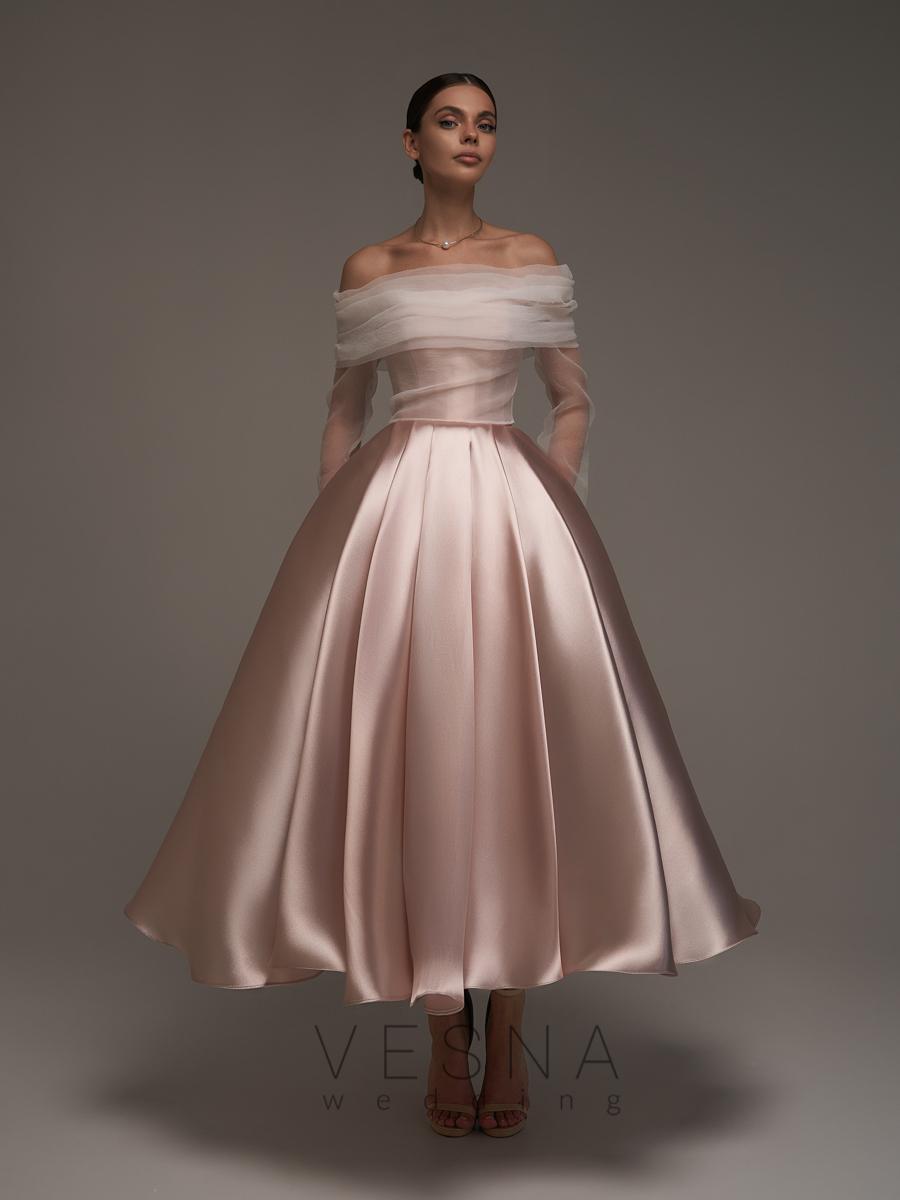 Evening dress Grace Pink +Veil