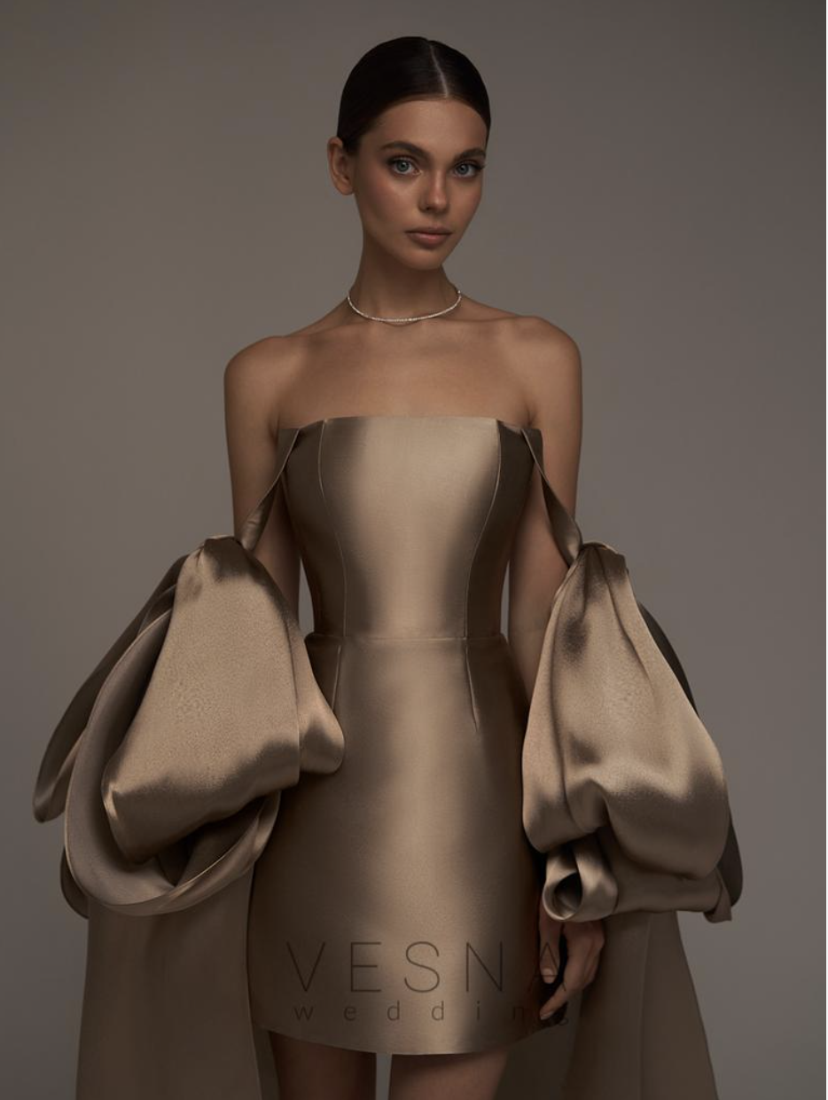 Evening dress  Polly mokko