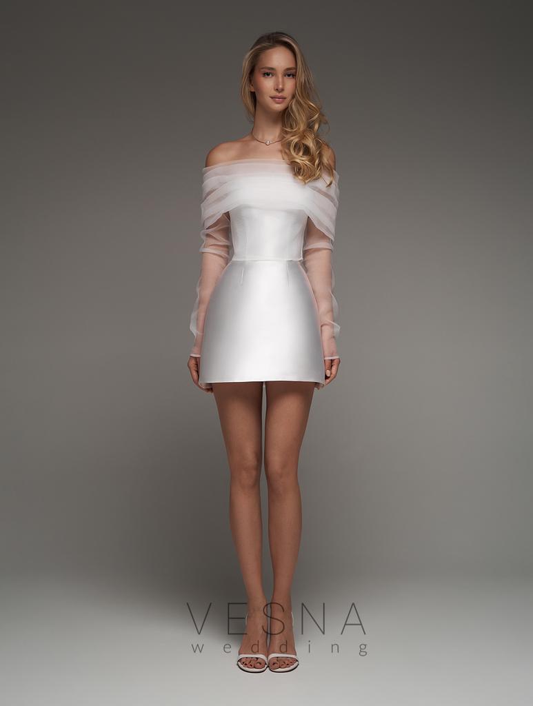 Wedding plate Veronik White Veil