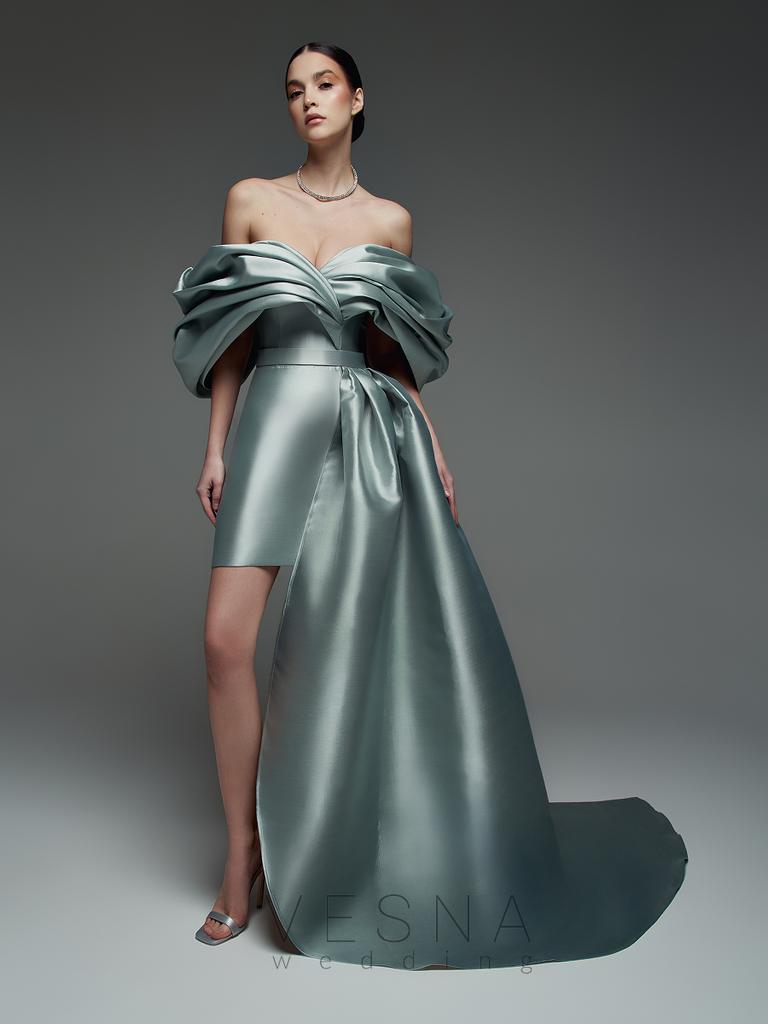 Evening dress Zendaya Mint+tail_