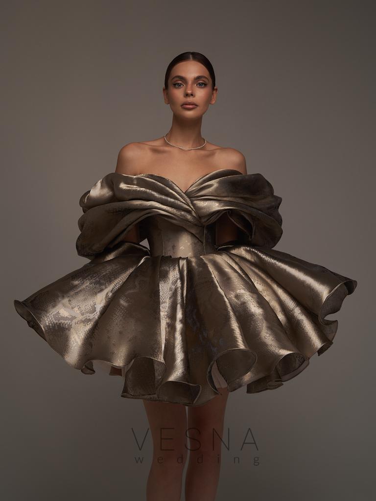 Evening dress Rafaella Sneyk Mokko