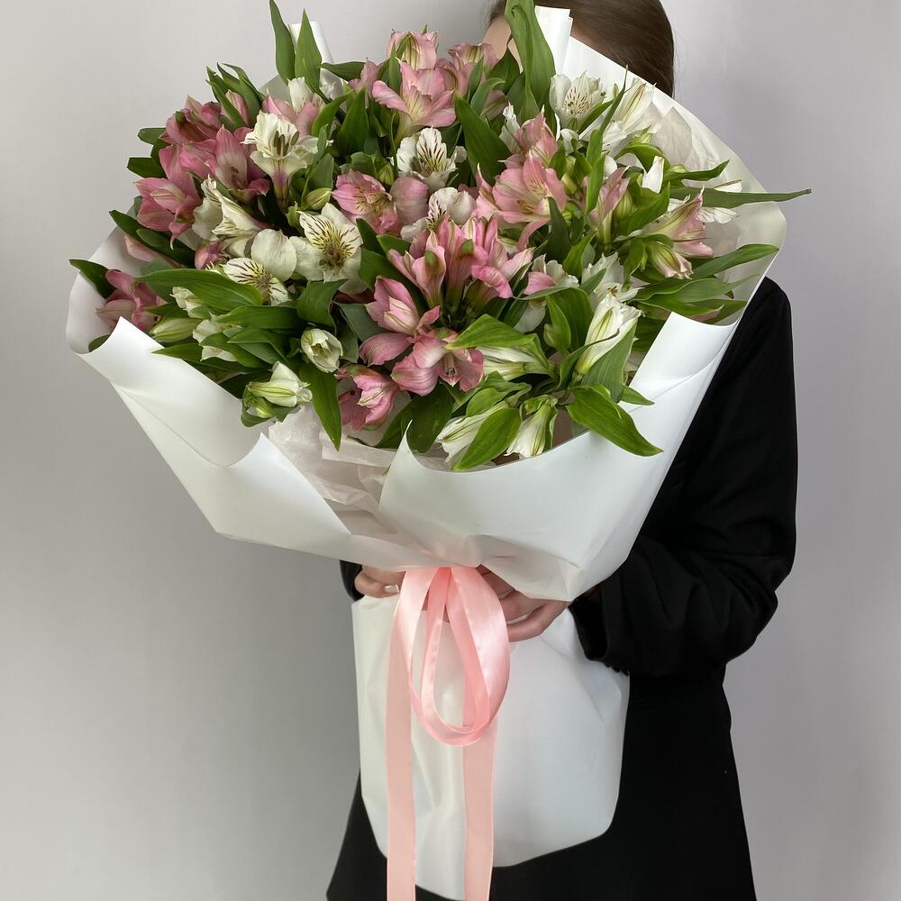 Монобукет из альстромерии