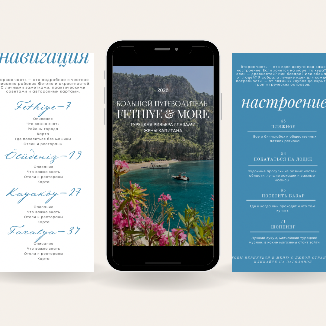 Фетхие Глазами Жены Капитана 2026