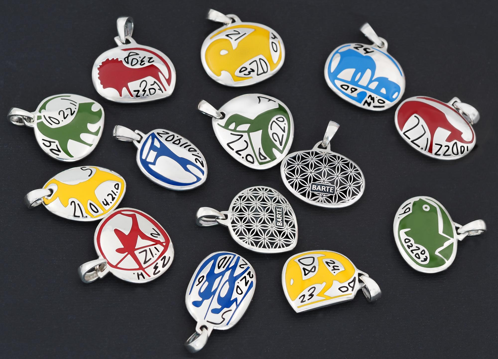 Кулон "Зодиаки на камнях"