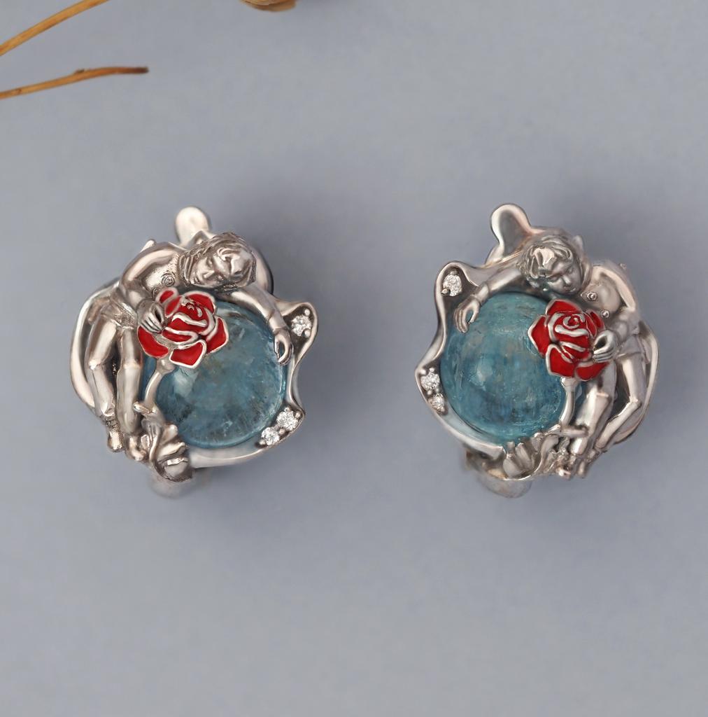 Серьги "На моей планете"