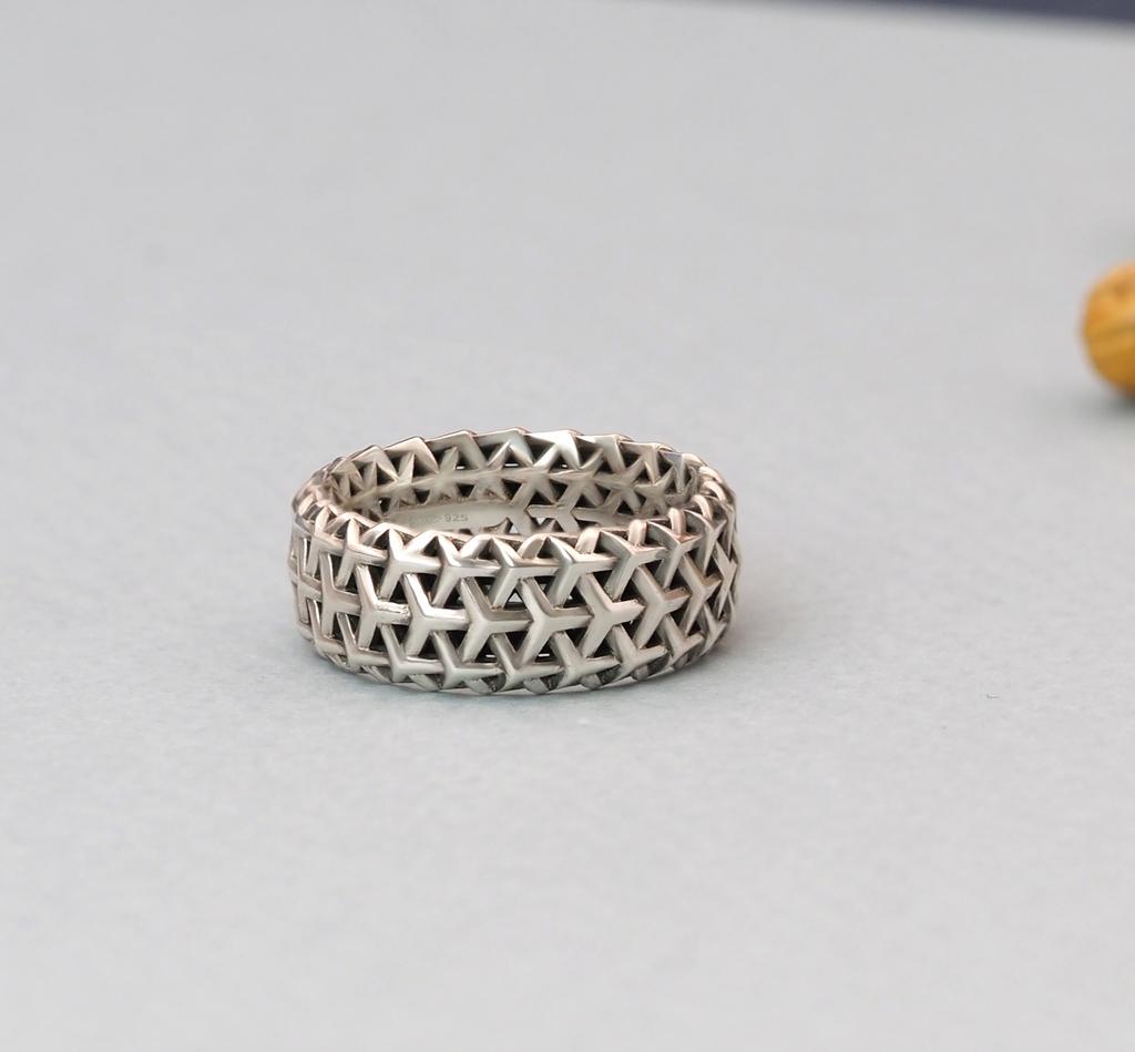 Кольцо (широкое) "Бесконечность L"