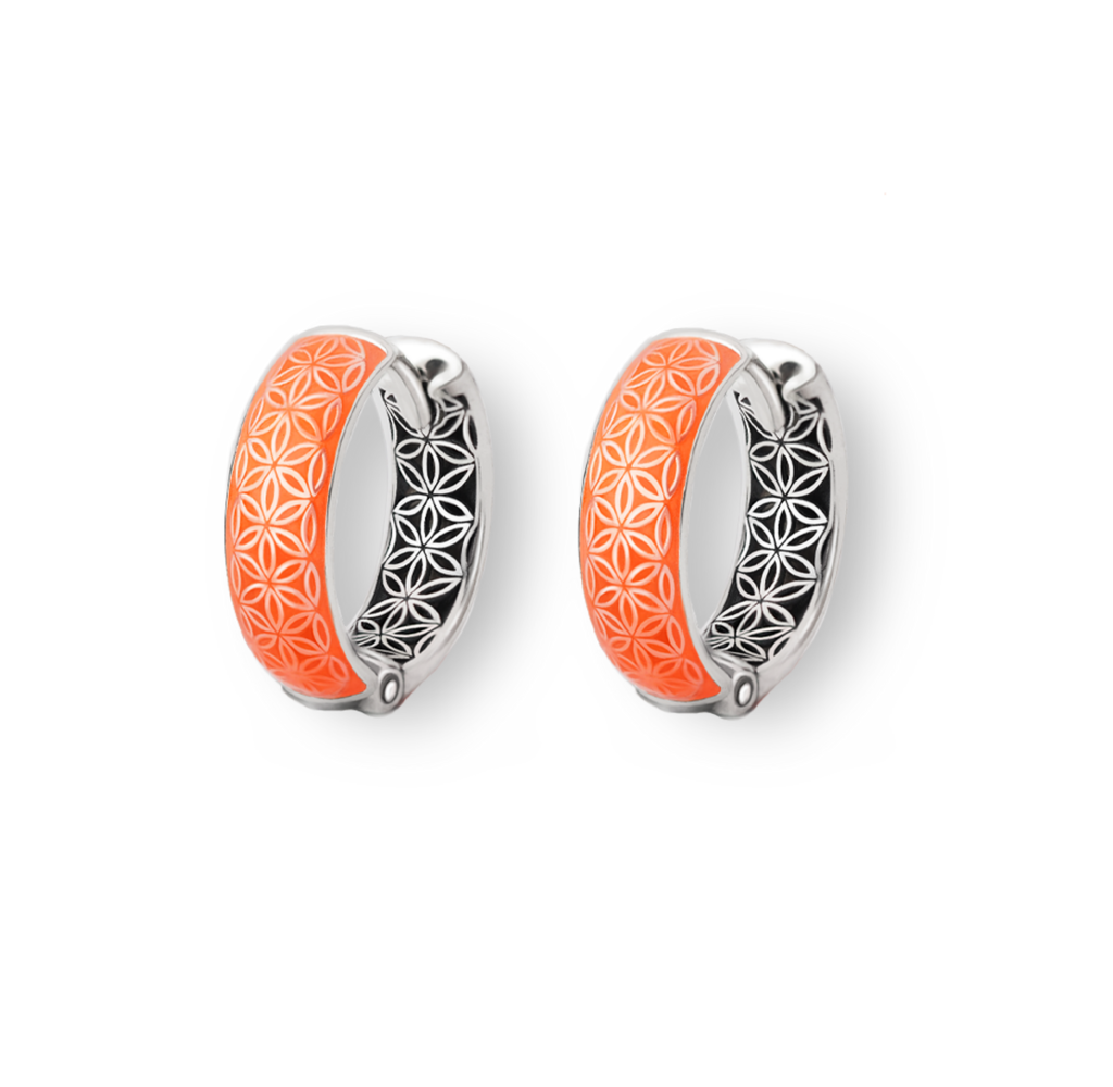 Серьги "Swappers" orange