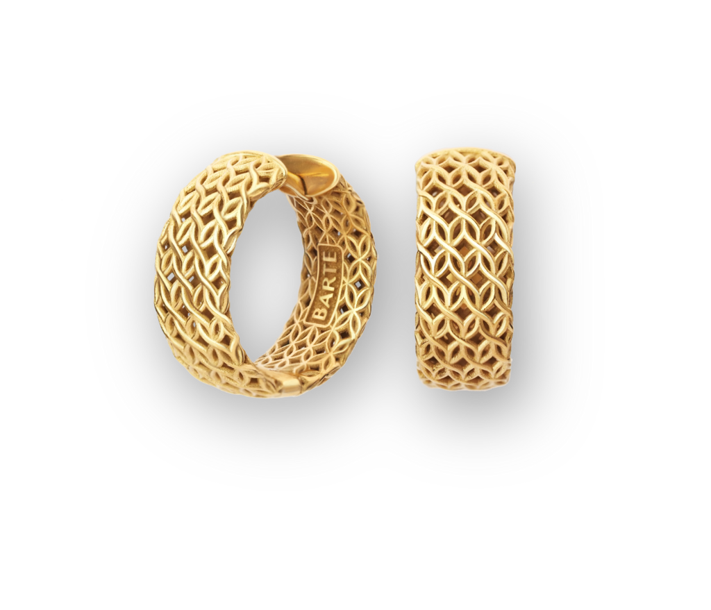 Серьги "Масверк" (D-19, S), золочение