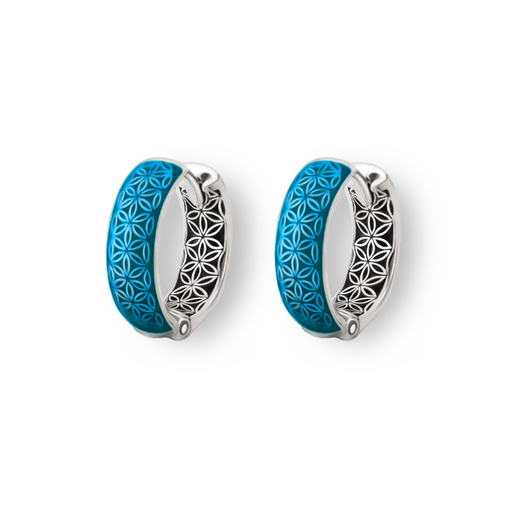 Серьги "Swappers" blue