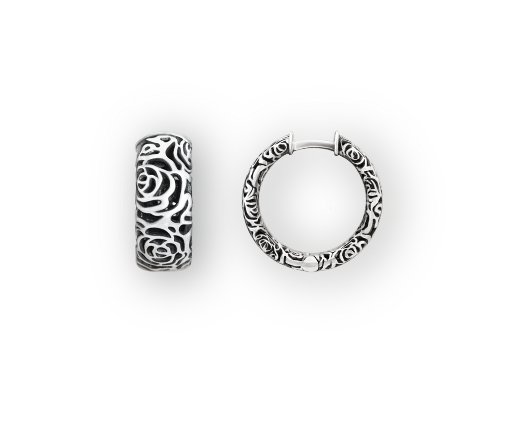 Серьги "Блэк Баккара" (D-15)