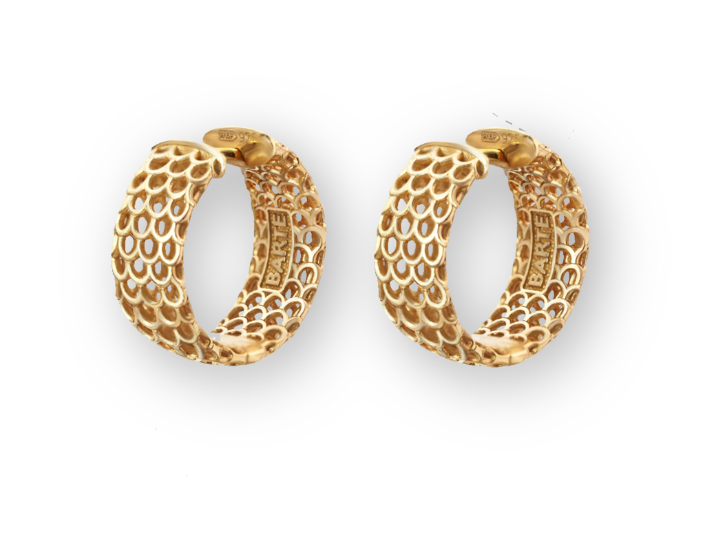 Серьги "Манаса" (D-19), золоченые