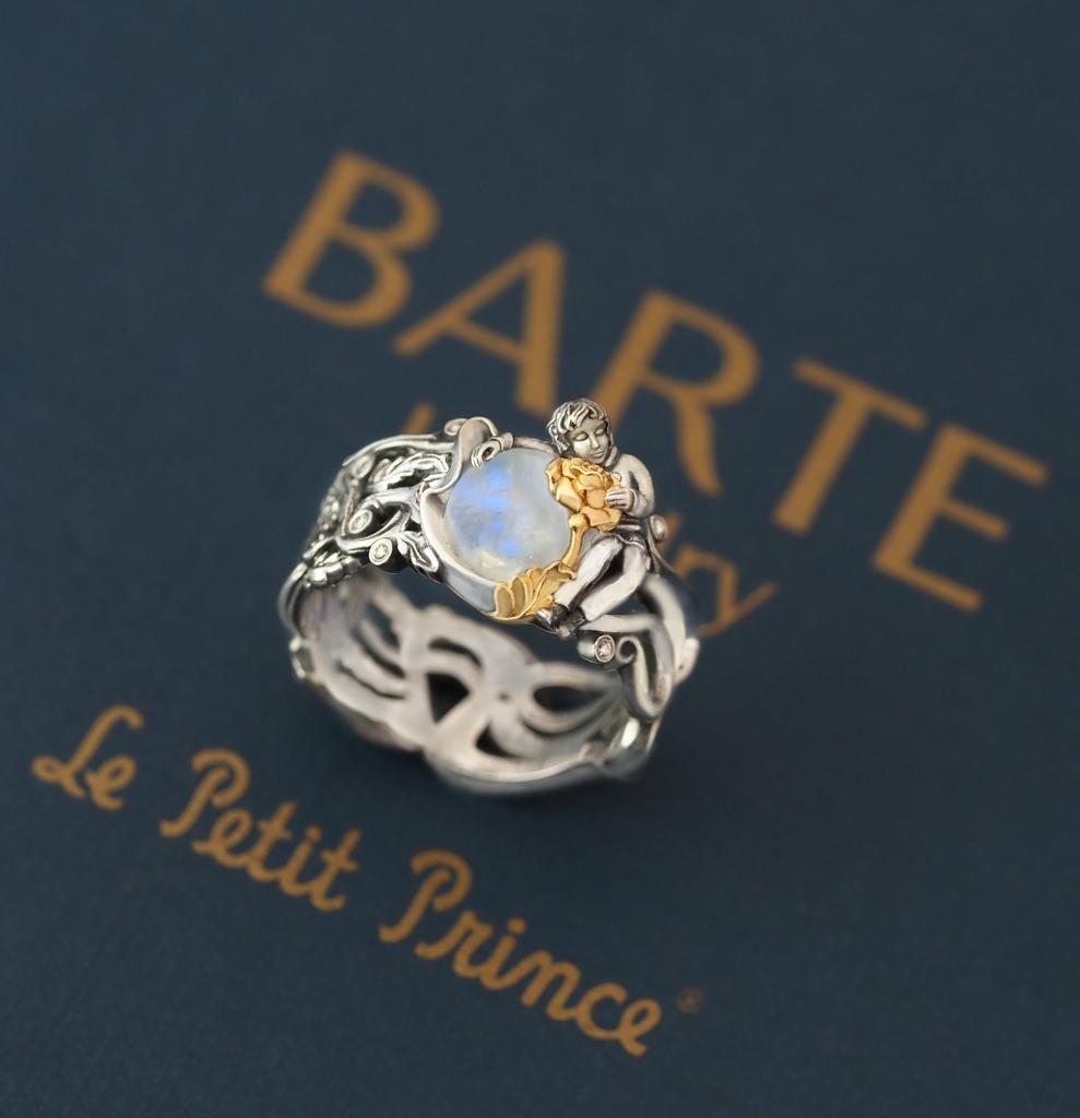 Кольцо На моей планете ( лунный камень)