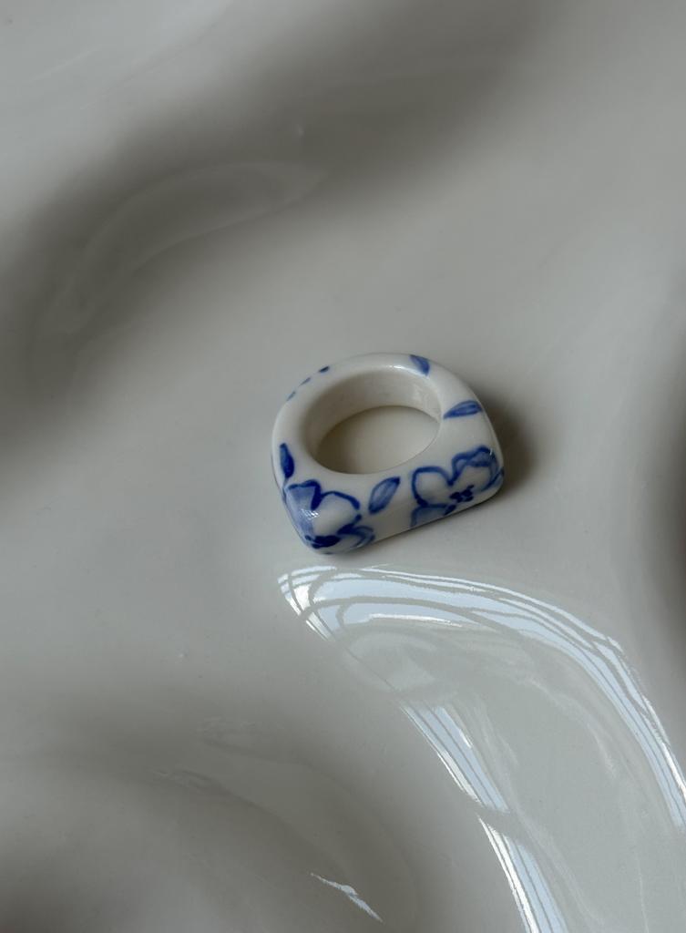 Кольцо из фарфора Лиссабон