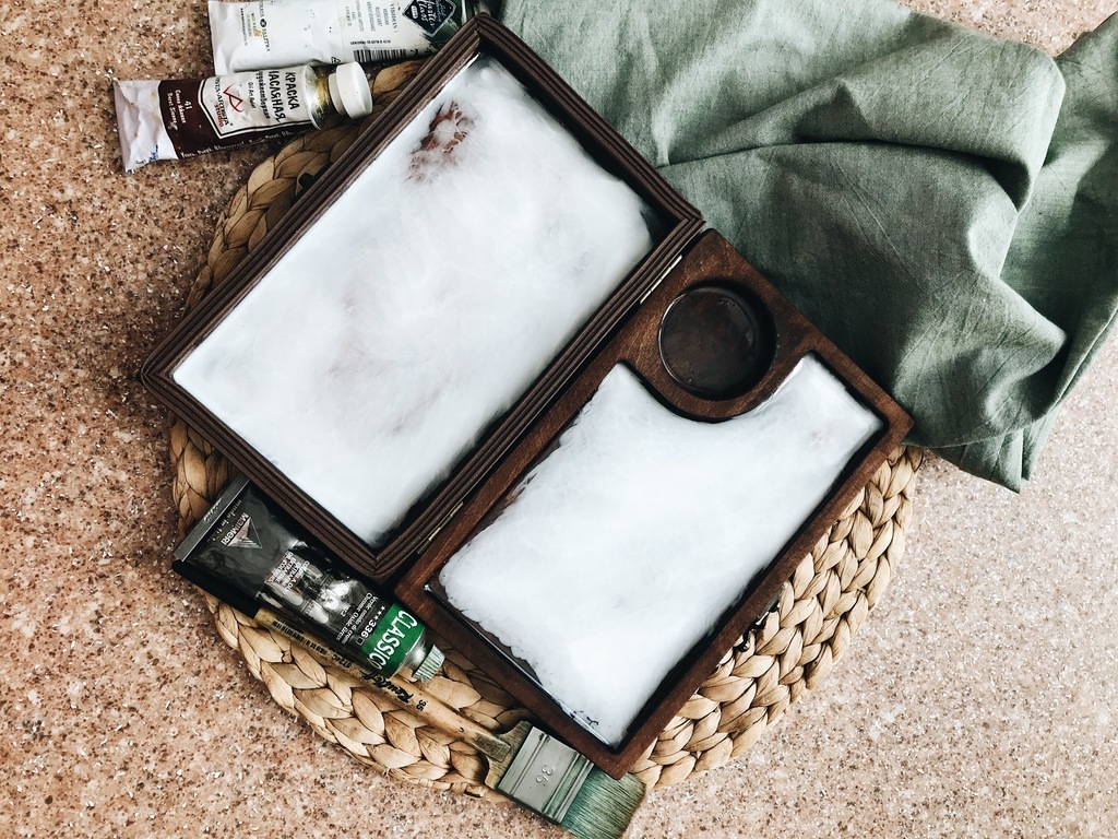 Герметичная палитра для масла и акрила