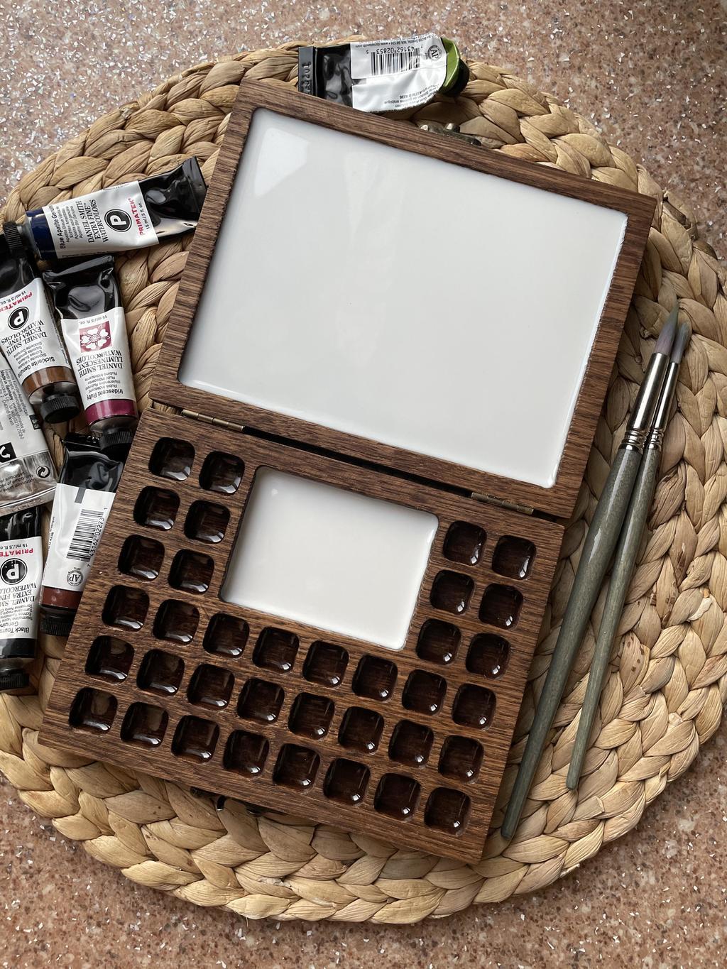 Походная палитра с маленькими ячейками