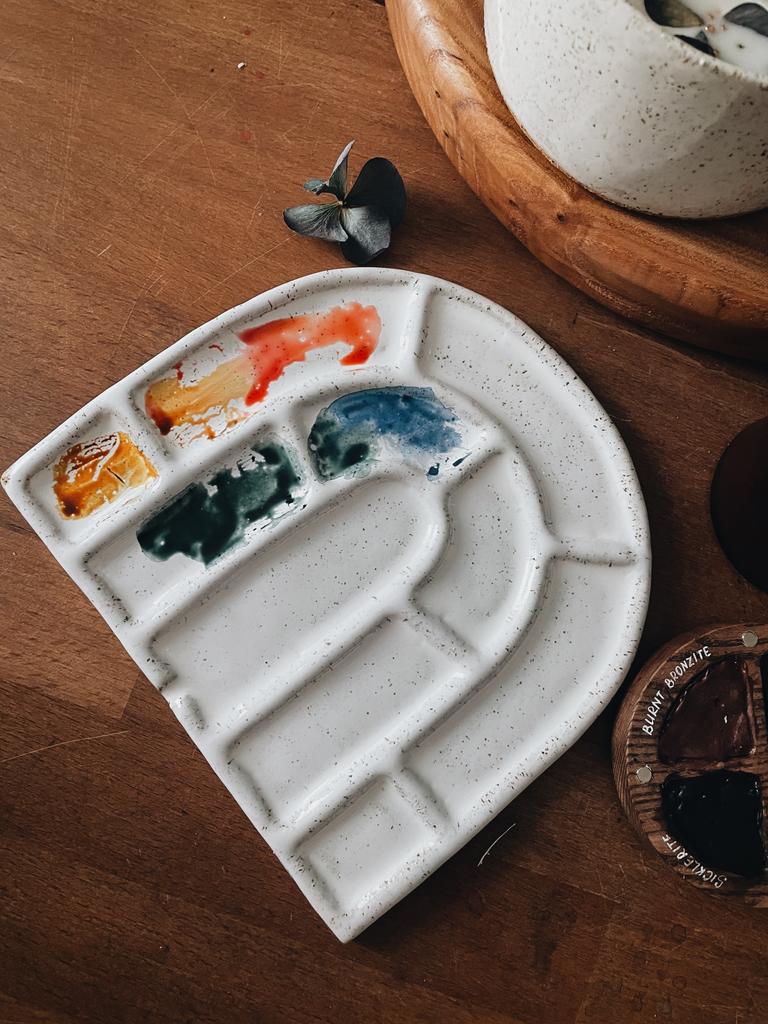 Керамическая палитра радуга