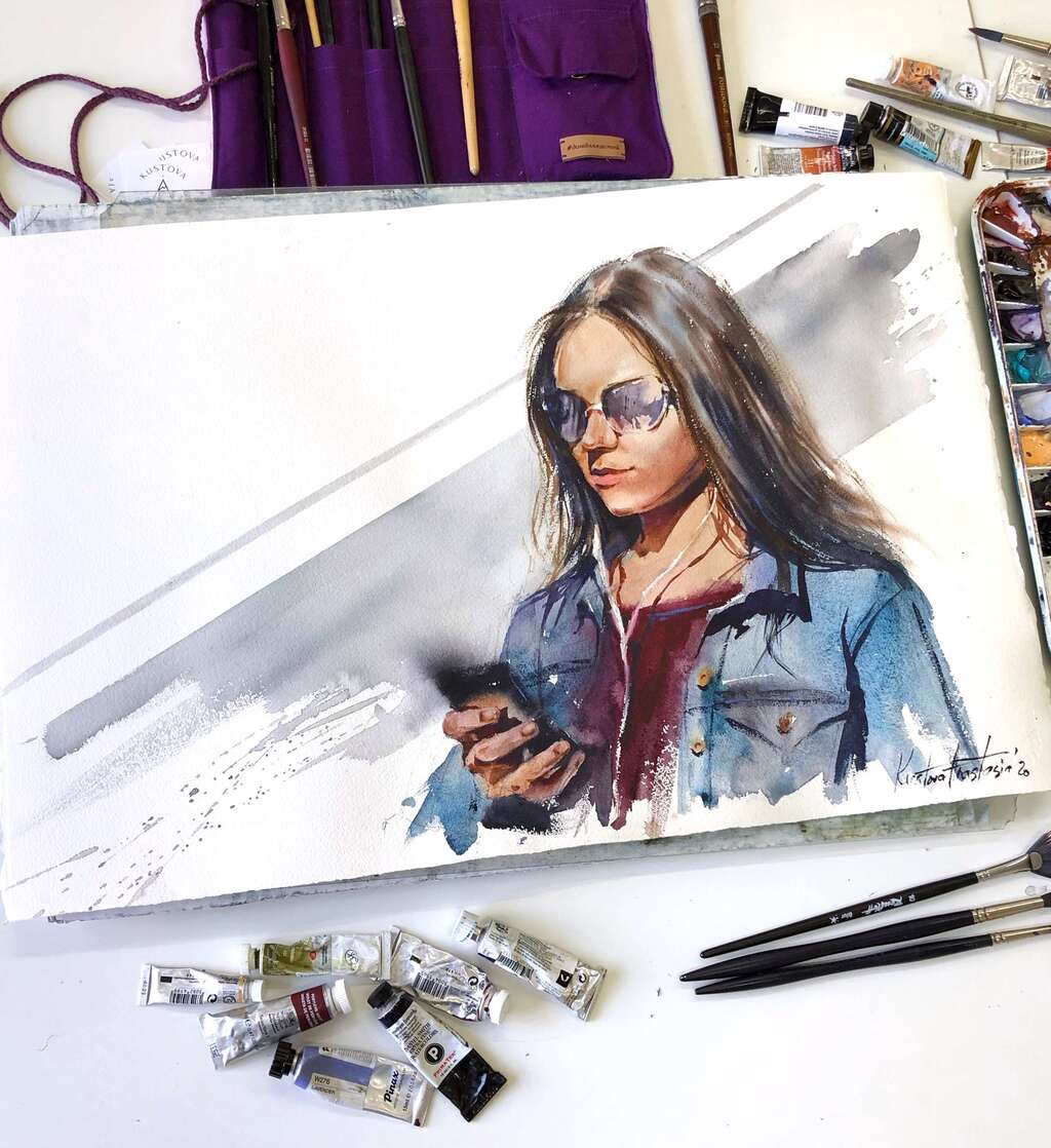 Painting “Girl“