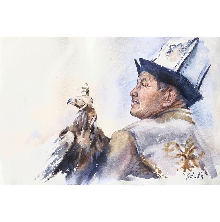 Painting “Man from Kyrgyzstan ”