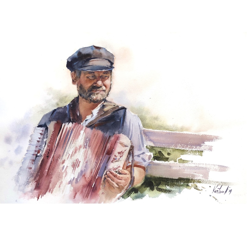 Painting “Musician”