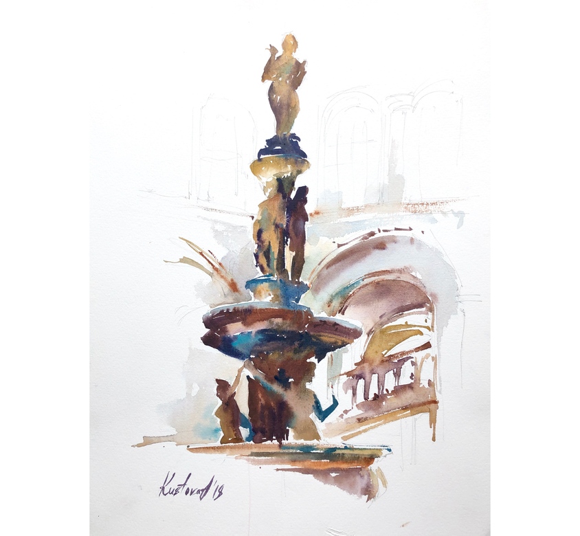 Painting “Waterfall”