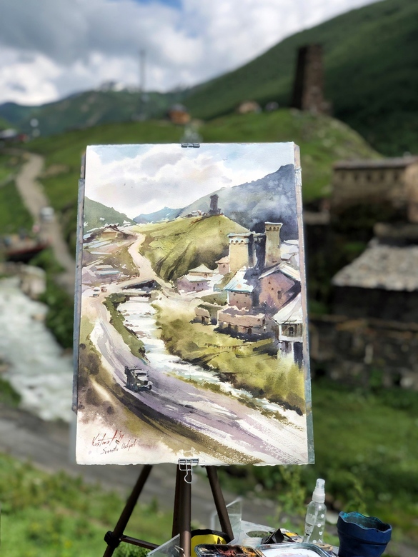 Painting “Georgia  ”