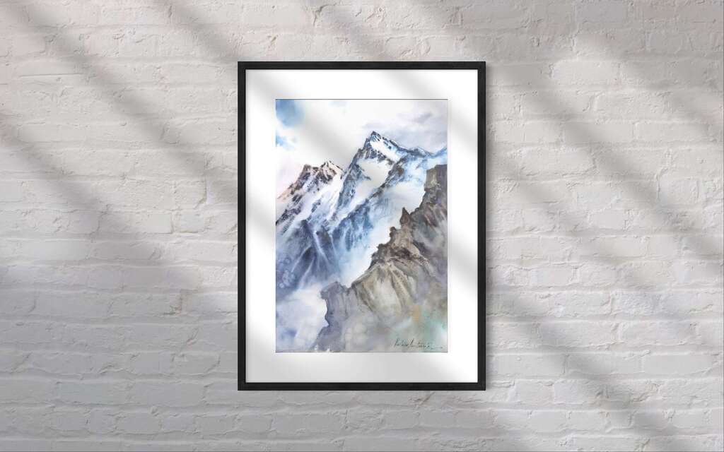Painting “Mountain“