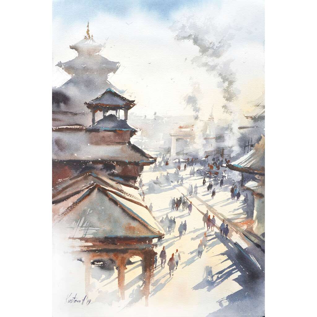 Painting “Kathmandu“