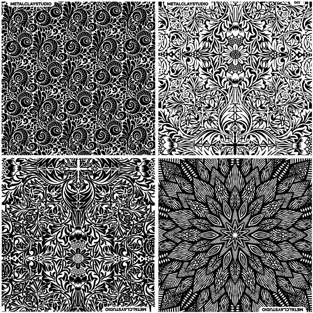 Текстура из полимерной резины ASSORTED 4in1 #40