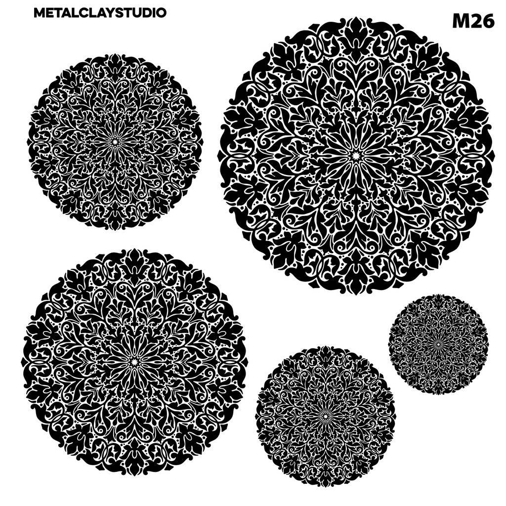 Текстура из полимерной резины MANDALA ART#26