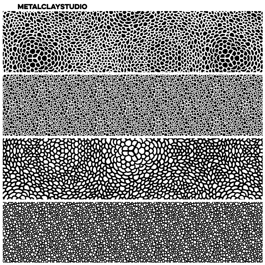 Текстура из полимерной резины RINGS#11