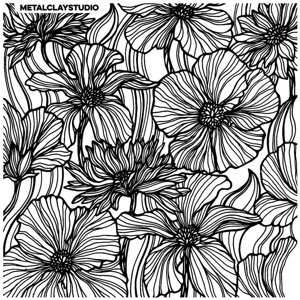 Текстура из полимерной резины FLORA#13