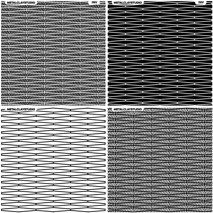 Текстура из полимерной резины ASSORTED 4in1 #31