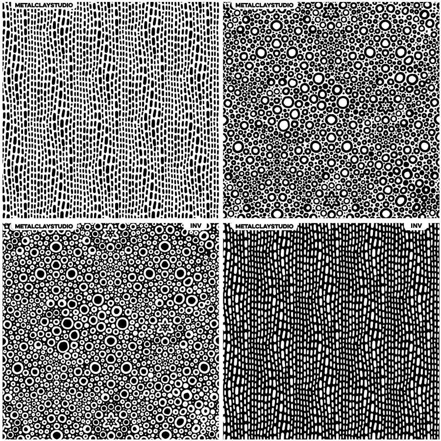 Текстура из полимерной резины ASSORTED 4in1 #26