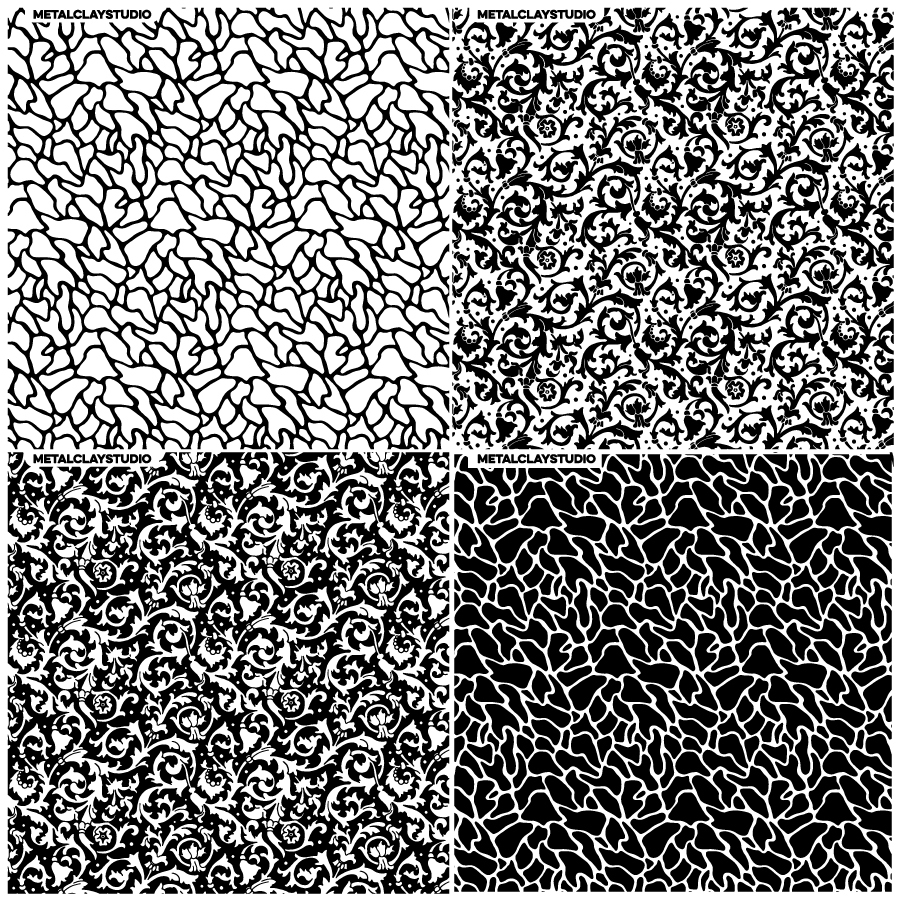 Текстура из полимерной резины ASSORTED 4in1 #11