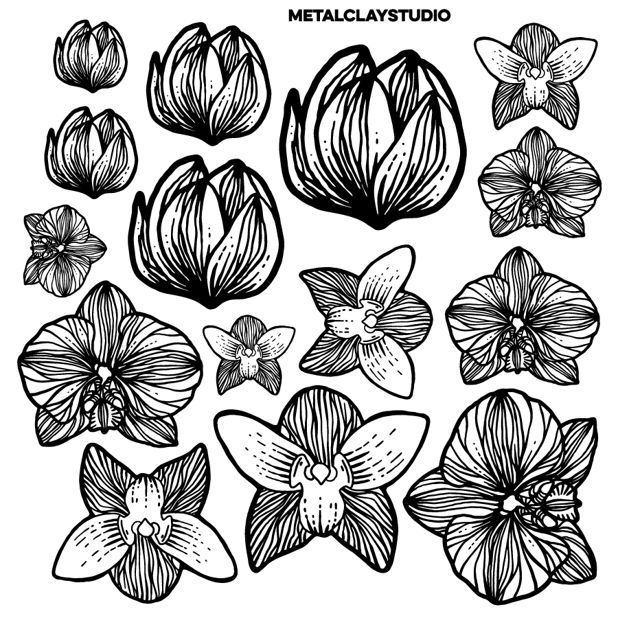 Текстура из полимерной резины FLORA#10